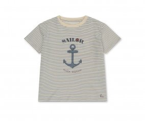 Gots Stripe Blue T-Shirt