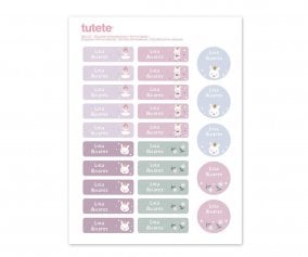 25 tiquettes pour Vtements Ballet