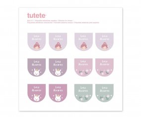 12 Etichette Adesive Scarpe Ballet