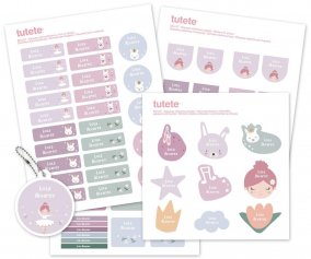 Pack Combinado Termo y Pegatinas Ballet