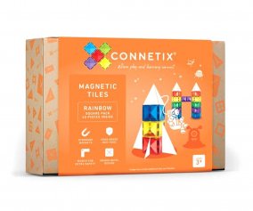 Construccin Connetix Rainbow Square 40 Piezas