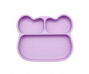 Plato con Ventosa Oso Lilac