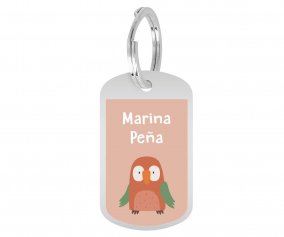 Porta-chaves Metal Parrot