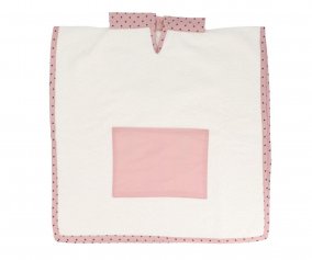Poncho Personalizzabile Mini Star Pink