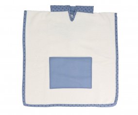Poncho Personalizzabile Mini Star Blue