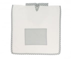 Poncho Personalizzabile Mini Star Grey