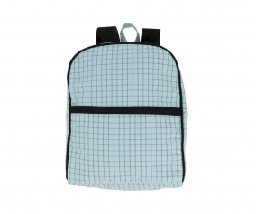 Zaino Personalizzabile Nordic Check Blue