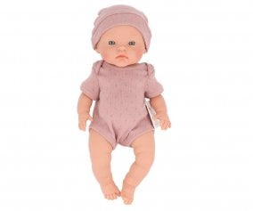 Alex Doll with Hat and Mauve Knit Bodysuit