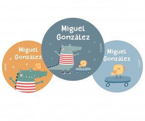 Pack 3 Distintivi Personalizzati Croc