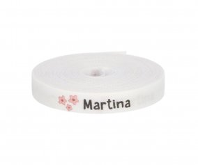 Nastro Marca Indumenti Personalizzato Fiori