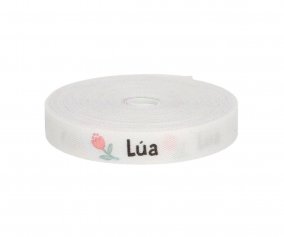 Nastro Marca Indumenti Personalizzato Fiore