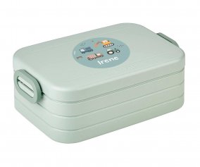 Bento Box Midi Nordic Sage + Personalized Trucks Label