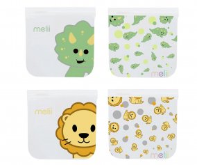 4 Bolsas Reutilizables Dino + Lion