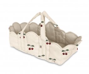 Cherry Glitter Doll's Carrycot