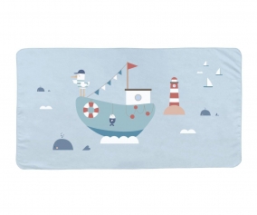 Toalla Playa Microfibra Fishing Boat Personalizable