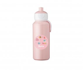 Botella Campus Pop-Up Personalizada Tutete Pink 400ml Bugs