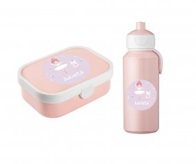 Pack de Almuerzo Campus Tutete Pink Ballet Personalizado