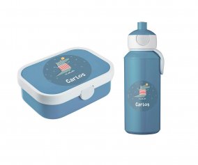 Pack de Almuerzo Campus Tutete Blue Croc Personalizado