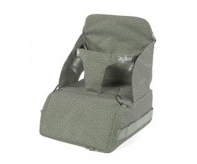 Portable High Chair Polka Dots Poppy Moss