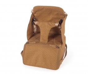 Portable Highchair Polka Dots Cinnamon Poppy