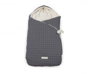 Saco Arrullo Beb con Capucha Tartan