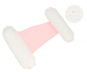Cojn Antivuelco Rainbow Dots Rosa