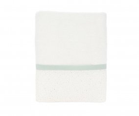 Toalla de Bao Rainbow Dots Verde Personalizable