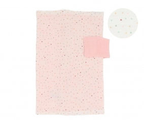 Portadocumentos Rainbow Dots Rosa Personalizable