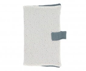 Rainbow Dots Blue Wipes Holder