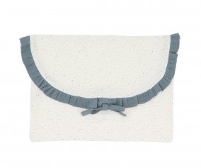 Blue Rainbow Dots Change Bag Personalised