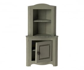 Mueble Esquinero en Miniatura Verde Claro