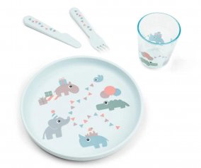 Set Vajilla Foodie Celebration Blue