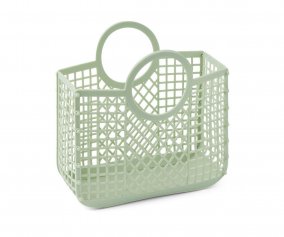 Bolsa Playa Samantha Basket Light Peppermint