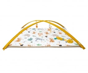 Enrollagateo Impermeable Tucn con Espejo, Arco y Muecos Sensoriales