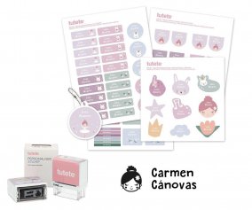 Sello Personalizado Ballet + Combinado Termo y Pegatinas Ballet