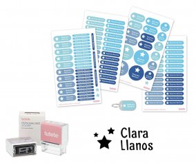 Sello Personalizado Estrellas + Combinado Termo y Pegatinas Estrella