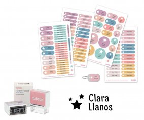 Sello Personalizado Estrella + Combinado Termo y Pegatinas Nordic Estrella