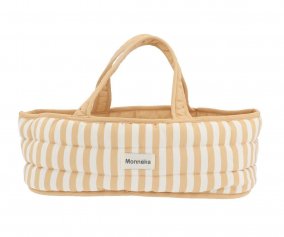 Capazo Muecas Stripes Caramel