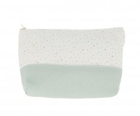 Neceser Infantil Rainbow Dots Verde Personalizable