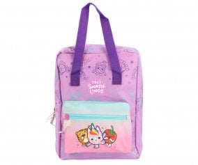 Mochila Escolar Pinatas Smashlings Party Vibes Purple
