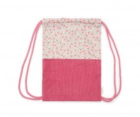 Mochila Saco Playa Sunny Flowers Multicolor Personalizable
