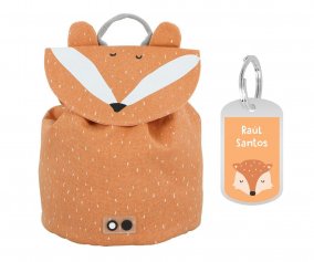 Mini Sac  Dos Mr. Fox avec Porte-cls Personnalis