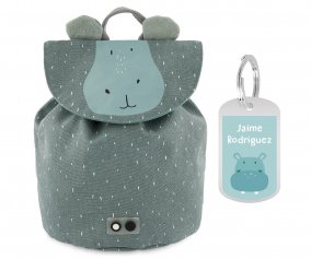 Mini Sac  Dos Mr. Hippo avec Porte-cls Personnalis