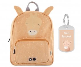 GRAND Sac  Dos Trixie Mrs. Giraffe avec Porte-cls Personnalis