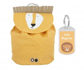 Mini Sac  Dos Mr. Lion avec Porte-cls Personnalis