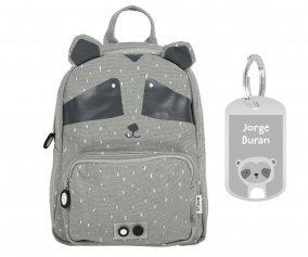 GRAND Sac  Dos Trixie Mr. Racoon avec Porte-cls Personnalis