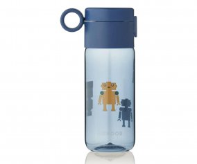 Garrafa Clemence Robots/Indigo Blue Tritan 350ml