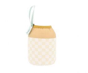 Funda Neopreno Stripes Yellow Chess 350ml