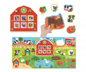Puzzle Sonoro Montessori Animal Sounds