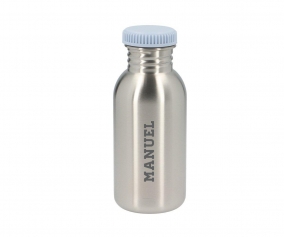 Gourde en Acier Basique Serenity Blue Personnalisable 500 ml